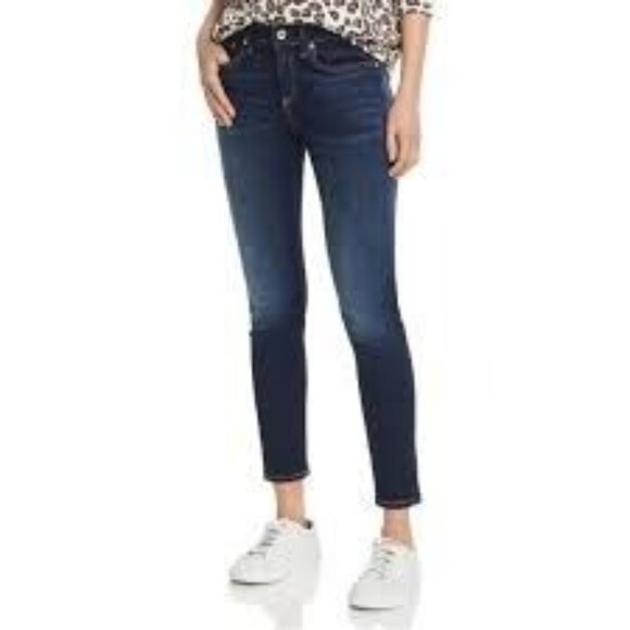 Rag & Bone Cate Mid-Rise Ankle Skinny Jeans Size 28 April Shade - Picture 1 of 6